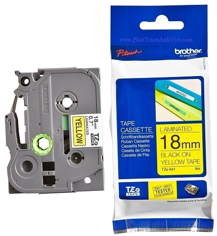 Giấy in nhãn Brother TZe-641