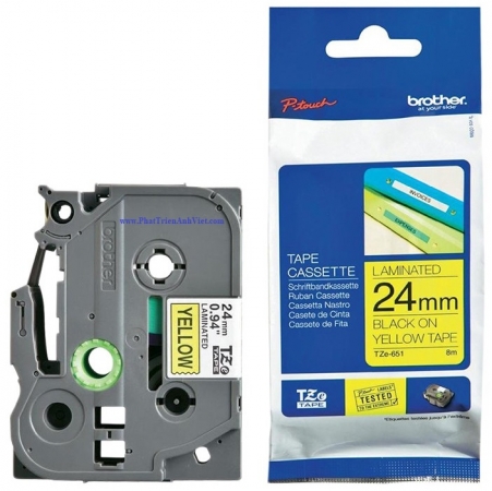 Giấy in nhãn Brother TZE-651