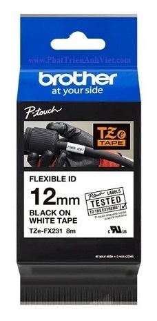 Giấy in nhãn Brother TZe-FX231