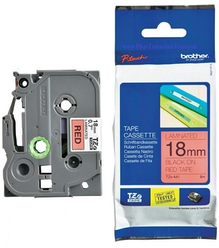 Giấy in nhãn Brother TZE-FX441