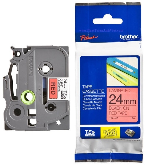 Giấy in nhãn Brother TZE-FX451