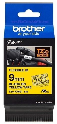 Giấy in nhãn Brother TZe-FX621