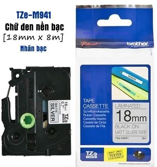 Giấy in nhãn Brother TZE-M941
