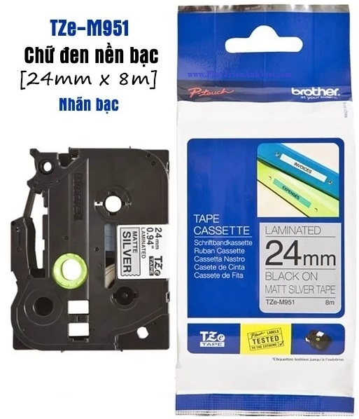 Giấy in nhãn Brother TZE-M951