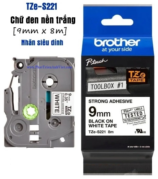 Giấy in nhãn Brother TZE-S221