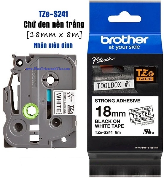 Giấy in nhãn Brother TZE-S241