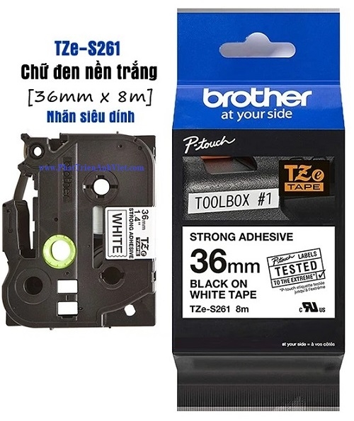 Giấy in nhãn Brother TZE-S261