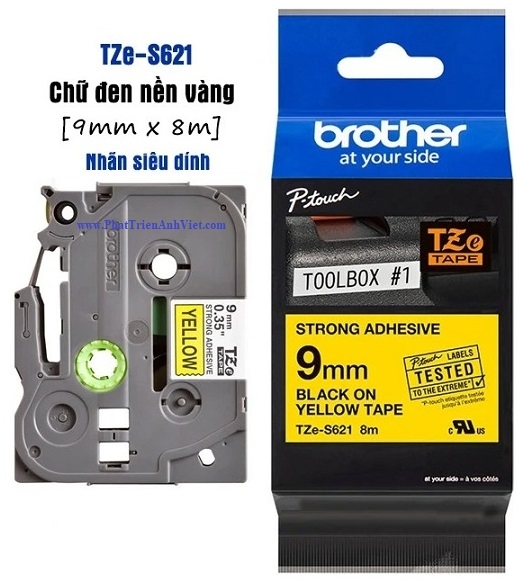 Giấy in nhãn Brother TZE-S621