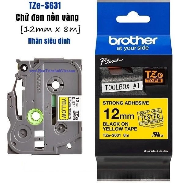 Giấy in nhãn Brother TZE-S631
