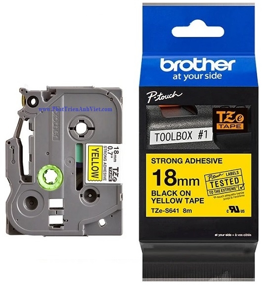 Giấy in nhãn Brother TZE-S641