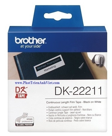 Giấy in nhãn liên tục Brother DK-22211