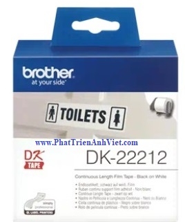 Giấy in nhãn liên tục Brother DK-22212