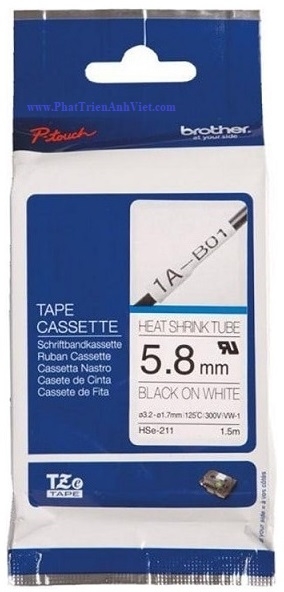 Giấy in nhãn ống co nhiệt BROTHER HSe-211