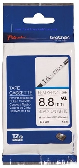 Giấy in nhãn ống co nhiệt BROTHER HSe-221