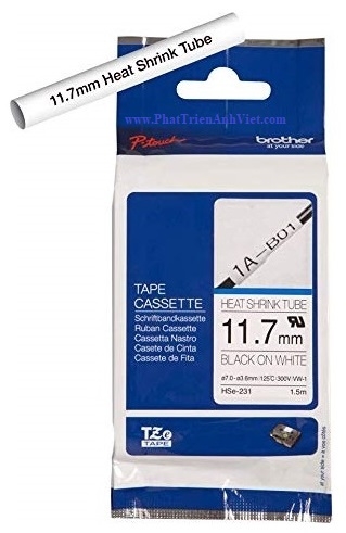 Giấy in nhãn ống co nhiệt BROTHER HSe-231