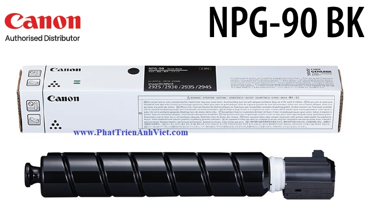 Hộp mực Canon NPG-90 BK dùng cho máy Canon IR2925i IR2935i IR2945i