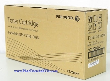 Hộp Mực Fuji Xerox A0 CT200647 Cho Máy DocuWide 3030 3035 2055