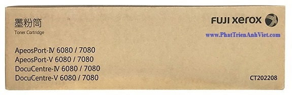 Hộp Mực Toner Cartridge CT202208 Dùng Cho Máy FujiXerox DocuCentre-IV V II 6080 7080 ApeosPort-IV V 6080 7080 Chính Hãng