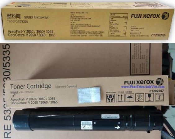 Hộp mực Xerox CT202507 CT202726 Cho Máy FujiXerox DocuCentre-V 3065 3060 2060 ApeosPort-V 3560 3065 3060 2560 2060