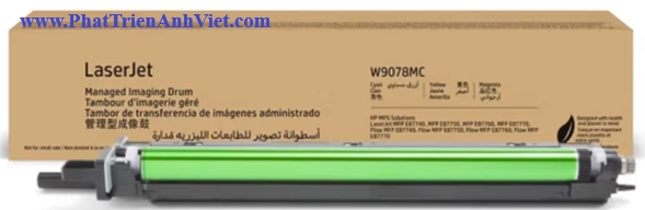 Imaging Drum Cụm Trống Màu HP W9078MC dùng cho máy in HP LaserJet Managed MFP E87750 E87760 E87770 E87740 E877z E877zdn