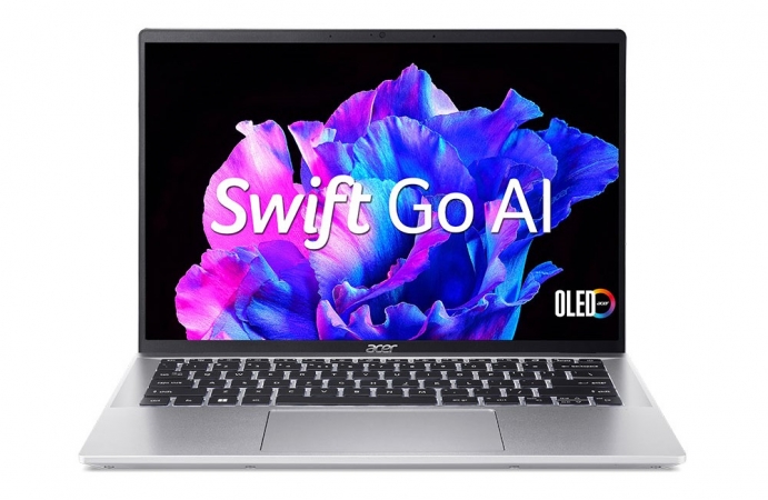 Laptop Acer Swift Go SFG14-72-73YV NX.KRKSV.005 (Intel Core Ultra 7 155H | 16GB | 512GB | Intel Arc | 14 inch 2.2K | Win 11 | Office | Bạc)