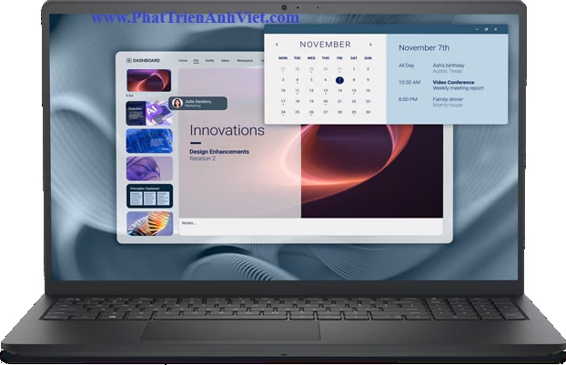 Laptop Dell Pro 15 Essential i7-1355U 8GB 512GB 15.6 inch FHD Camera Mic WLAN BT Ubuntu