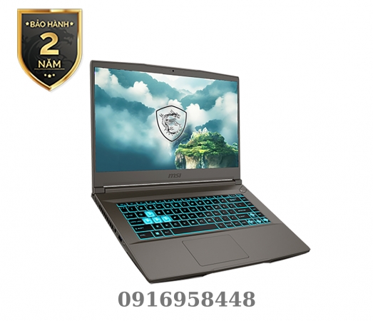 Laptop MSI Thin 15 B12UCX-1419VN (Intel Core i5-12450H | 8GB | 512GB | RTX 2050 4GB | 15.6 inch FHD | Win 11 | Xám)