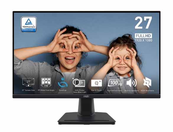 Màn Hình MSI PRO MP275 (27 inch - IPS -FHD - 100Hz -1ms - SPEAKER)