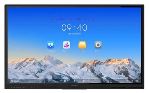 Màn Hình Tương Tác 65 Inch HIKVISION DS-D5B65RB/EL – 4K, Android 13, 40 Điểm Chạm, Loa 2×15W