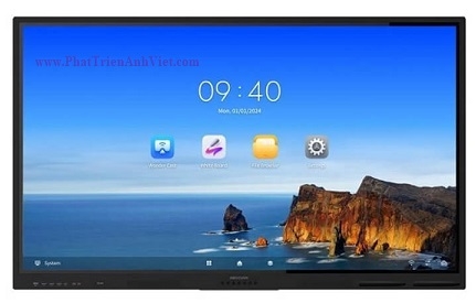 Màn Hình Tương Tác 86 Inch HIKVISION DS-D5B86RB/EL – 4K, Android 13, 40 Điểm Chạm, Loa 2×20W