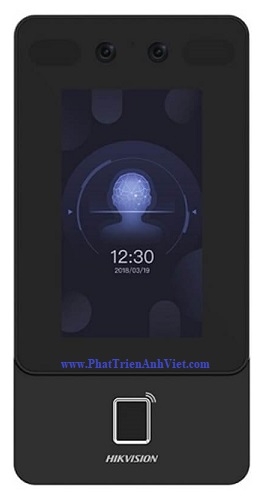 Máy Chấm Công HIKVISION DS-K1T342MFWX-E1 – Nhận Diện Khuôn Mặt Đeo Khẩu Trang, PoE, 1.500 Khuôn Mặt, IP65