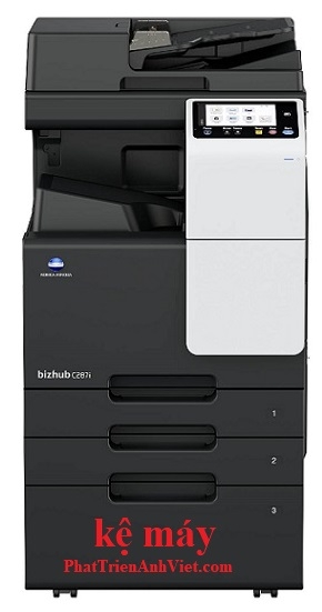 Máy photocopy đa năng màu kỹ thuật số Konica Minolta Bizhub C227i copy màu in mạng màu scan mạng màu  Internet Fax Dùng mực TN-221Bk TN-221CMY A8K3430
