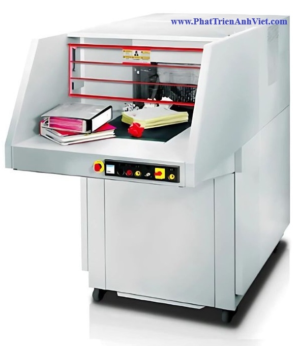 Máy hủy tài liệu EBA 7050-C2 công nghiệp hủy 700 tờ thùng 300L