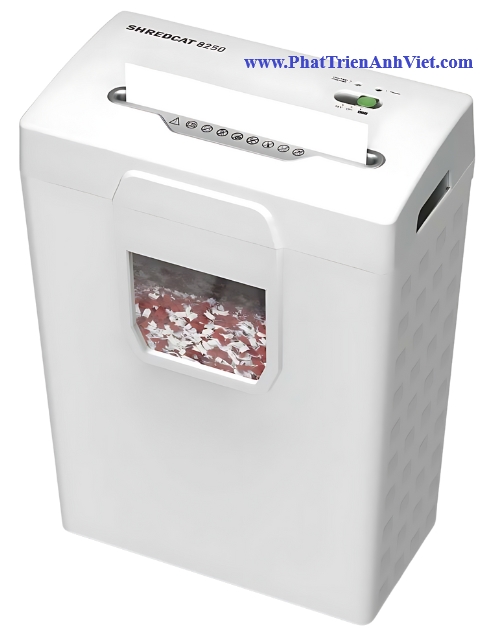 Máy Hủy Tài Liệu Shredcat 8250CC Cross-Cut Bảo Mật P-4, Hủy 10 Tờ