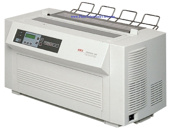 Máy in kim OKI ML 4410 chuyên dành kho bạc ngân hàng In 10 liên