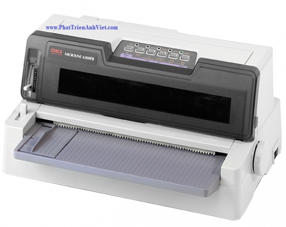 Máy in kim OKI ML-6300FB chuyên dùng in sổ bằng cấp in bìa cứng khổ A4
