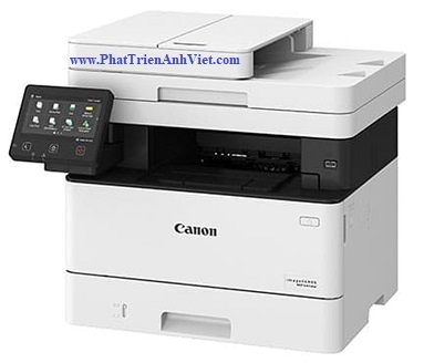 Máy in laser đen trắng đa năng Canon MF441DW In đảo mặt Copy Scan ADF A4 A5 USB LAN WIFI dùng mực Canon Cartridge 057