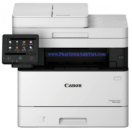 Máy in Laser không dây đa chức năng Canon MF453DW – In, Copy, Scan màu 38 trang/phút, Wi-Fi, duplex Sử dụng mực Canon 057