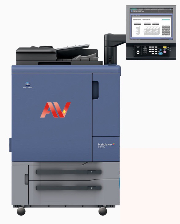 Máy in màu nhanh Máy Photocopy Màu công nghiệp Konica Minolta Bizhub PRESS C1060 C1070