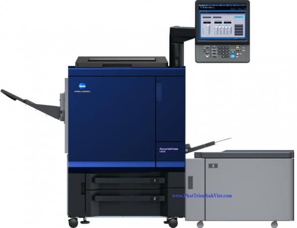 Máy In Nhanh Konica C4070 – Tốc Độ 71 Trang/Phút, In Giấy 62–360 gsm