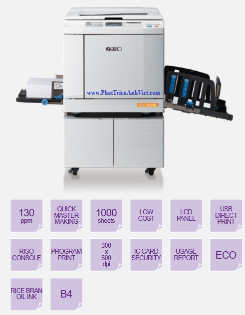 Máy in siêu tốc B4 A4 Riso SF5230EII A máy photocopy siêu tốc Riso SF5230EIIA