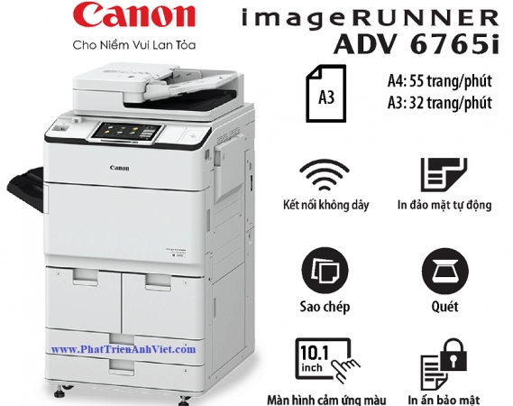 Máy photocopy Canon imageRUNNER ADVANCE DX 6765i