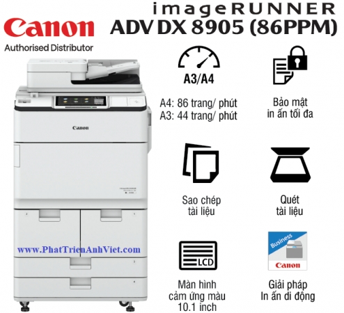 Máy photocopy Canon imageRUNNER ADVANCE DX 8905