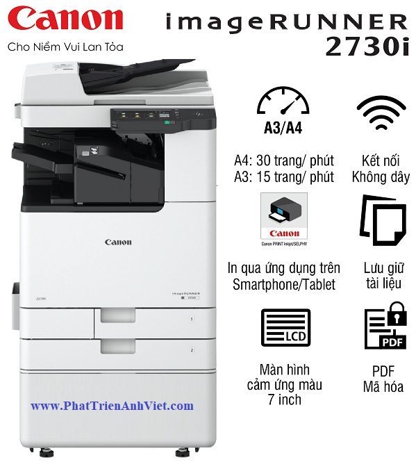 Máy photocopy Canon iR2730i thuộc dòng imageRUNNER 2700 series