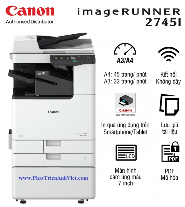 Máy photocopy Canon iR2735i thuộc dòng imageRUNNER 2700 series