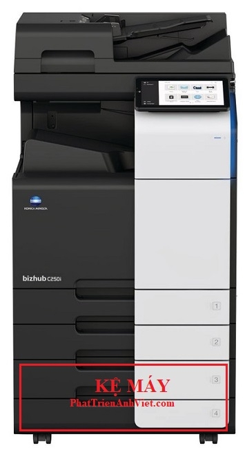 Máy photocopy đa năng màu kỹ thuật số Konica Minolta Bizhub C250i copy màu in màu scan màu Dùng mực TN328K TN328CMY