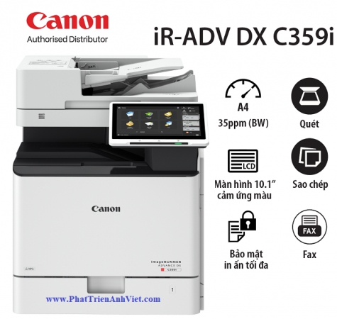 Máy photocopy màu Canon imageRUNNER ADVANCE DX C359i