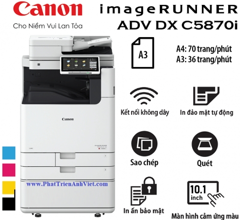 Máy photocopy màu Canon imageRUNNER ADVANCE DX C5870i