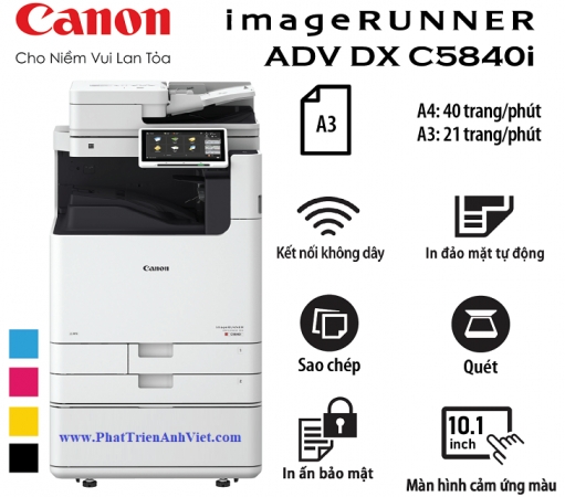Máy photocopy màu imageRUNNER ADVANCE DX C5840i