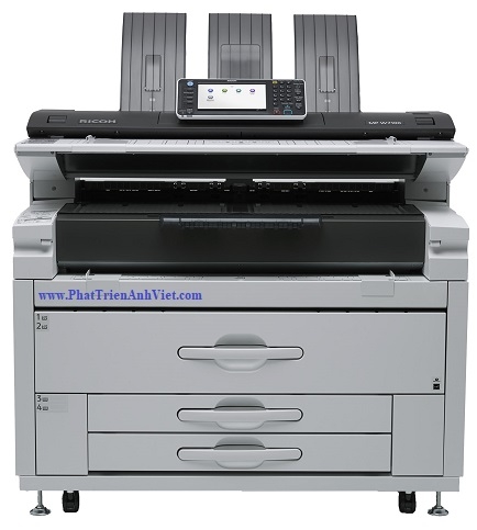 Máy Photocopy Ricoh MP W7100SP – Giải pháp số hóa khổ lớn A0 chuyên nghiệp với SCAN MÀU tốc độ cao